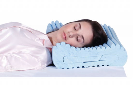 Complete Sleeper Gel Blue Memory Foam Pillow