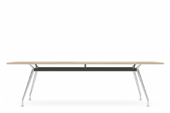 Apollo Boardroom Table - polished steel