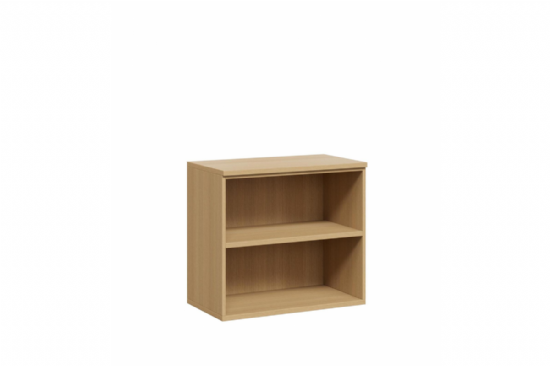 Desk Height Storage (With top open bookcase)