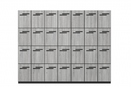 4 Door Melamine Lockers