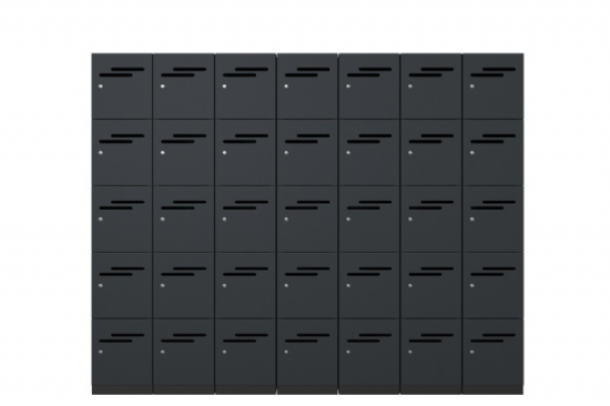 5 Door Melamine Lockers