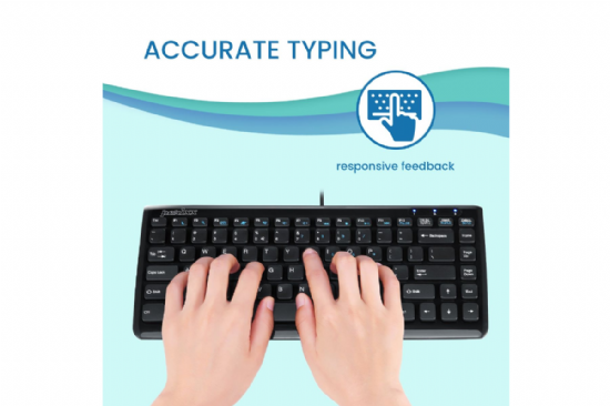 Compact Ergo - Mini USB Keyboard
