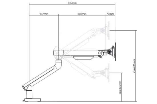 Valor Monitor Arm