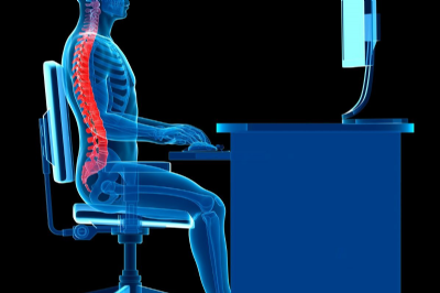 The best way to sit at your desk at work