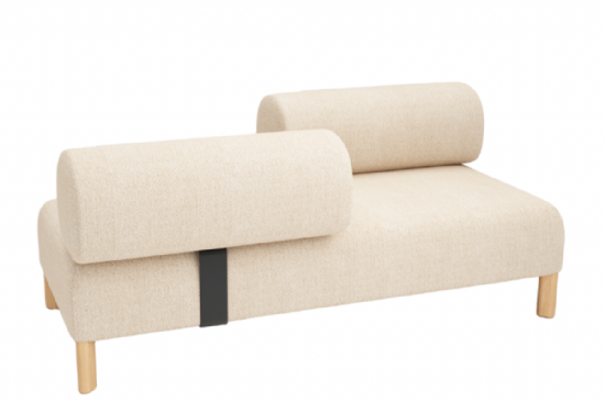Scarborough 2 Seater + 2 Backrests Opposite Facing